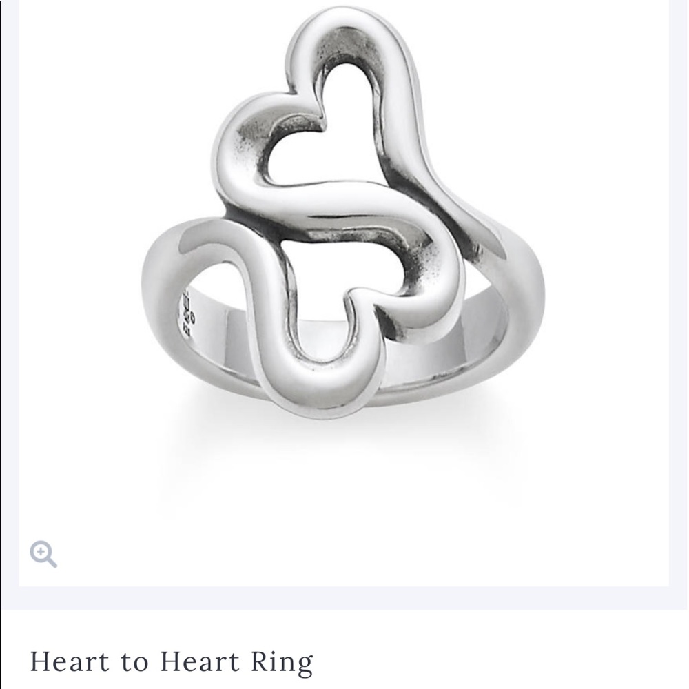 James Avery Heart to Heart Ring